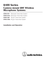 Audio Technica ATW-U101-X - Owners Manual 